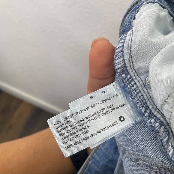 Universal Thread Womens Jeans Size 10R High Rise Slim Straight Denim Blue - Picture 5 of 14